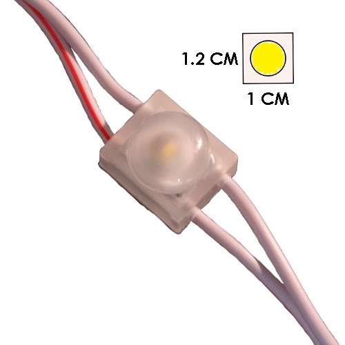 [LYT-1410AMO] MODULO 1LED DIFUSOR AMARILLO 6500K 12V IP-67