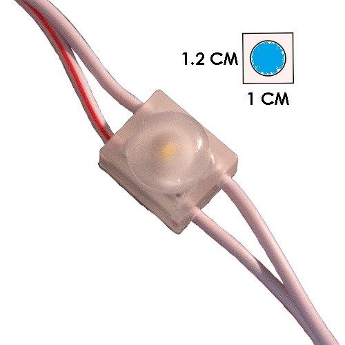 [LYT-1410AZL] MODULO 1LED DIFUSOR AZUL 6500K 12V IP-67