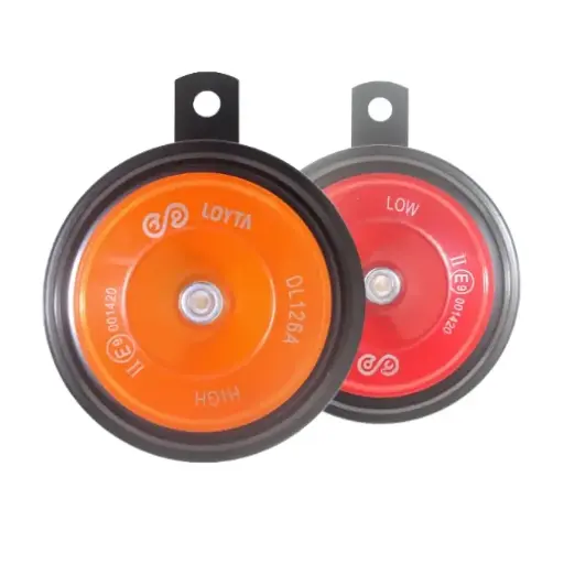 [HYT-NR92-24V] Pito De Disco Naranja Rojo Loyta 92mm 24V Caja X2 Unidades