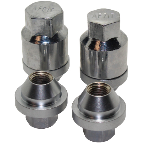 [LYT-TM12X1.50] KIT M12X1.50 ( 4  TUERCAS - 2 LLAVES) CONICO