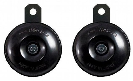 [ELE-SM-70D-12V] PITO DE DISCO NEGRO 70mm CAJA X 2 UNIDADES H/L