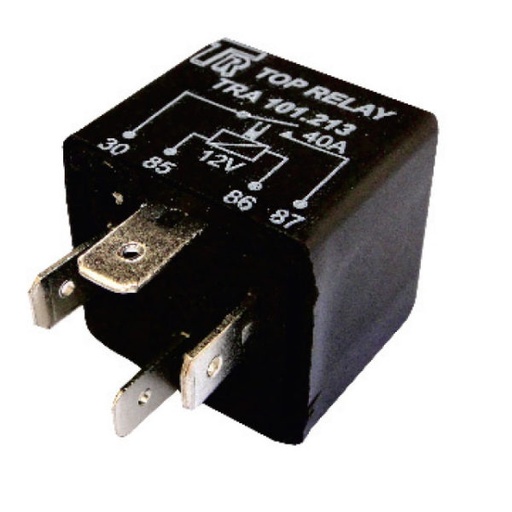 [TRA101213] RELE AUXILIAR 4 PATAS INVERSO TIPO HELLA 12V 40A