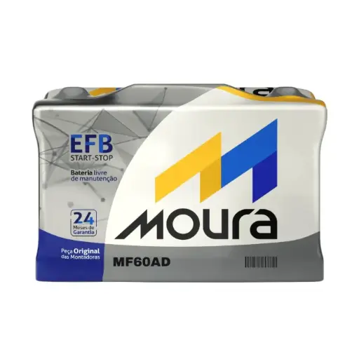 [MF60AD] BATERIA MOURA 55 EFB 60Ah 19 cm x 17.5 cm x 24.2cm