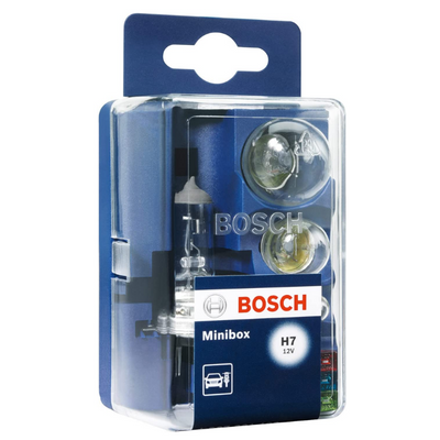 [B-1987301103] MINI BOX CONTIENE KIT H7 P21W + R5W + T4W + FUSIBLE 1X10A 1X15A 1X20A