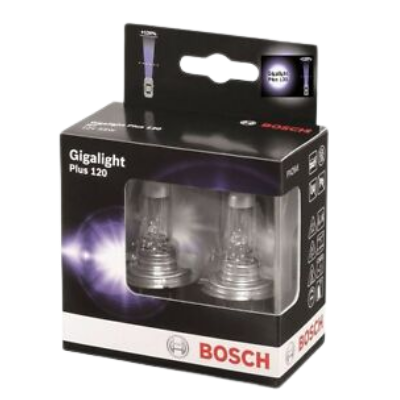 [B-1987301106] BOMBILLO HALOGENO H4 P43 12V 5560W FARO GIGALIGHT PLUS 120% PREMIUM DUOPACK CAJA 64193NBP