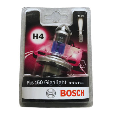 [B-1987301136] BOMBILLO HALOGENO H4 P43 12V 5560W FARO GIGALIGHT PLUS 150% PREMIUM BLISTER X 1 1987301136 64193NL-HCB 50440NXNU
