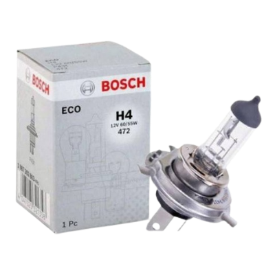 [B-1987302803] BOMBILLO HALOGENO H4 P43 12V 5560W FARO ECO LINE STD CAJA UNIDAD 1987302803 64193 50440 GL11 12342
