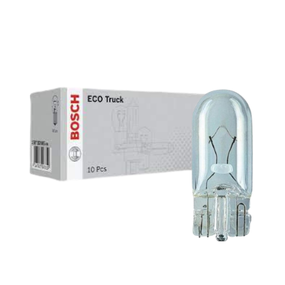 [B-1987302871] BOMBILLO MINIATURA T-10 W3W 24V 3W TABLERO ECO TRUCK STD CAJA X 10 UND 2841 GL2841
