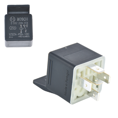 [B-0332209203] RELE LUCES 5 PATAS 20AMP 24V CON BASE