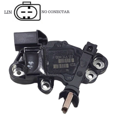 [B-F00M346122] REGULADOR FORD ECOSPORT 2.0 RANGER 2013 12V TIPO BOSCH PROOCOLO LIN (GA1415) GA341 IB6056 VRB056 BAF00M346122 1986AE0051 F00M346005