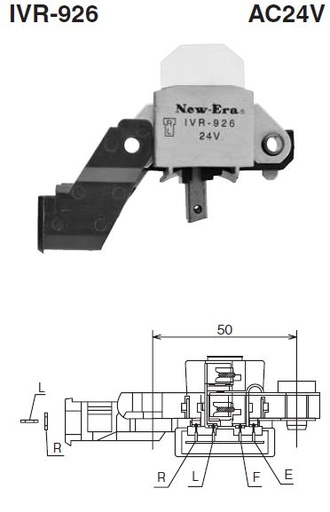 [IVR-926] REGULADOR MITSUBISHI KOBELKO 24 V NEW ERA