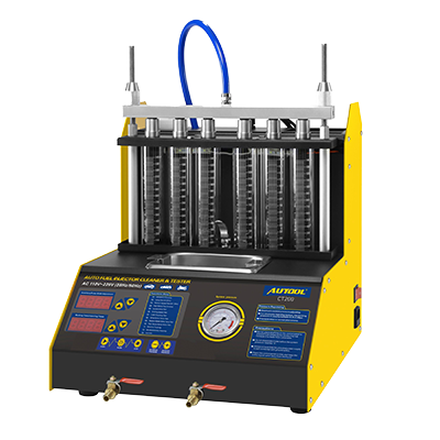 [TOOL-CT200] BANCO DE PRUEBA LAVADOR DE INYECTORES DE 6 PROBETAS CON TINA DE ULTRASONIDO