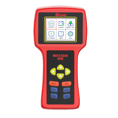 [TOOL-X318] HERRAMIENTA DE DIAGNÓSTICO DE MOTOCICLETA X318, ESCÁNER OBD2, OBD, EOBD, LECTOR DE CÓDIGO AUTOMÁTICO, TECLAS DE CODIFICACIÓN TPS ABS PARA ANALIZADOR DE PROBADOR DE BATERÍA