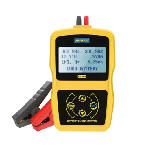 [TOOL-BT360] Analizador De Probador De Baterias De Diagnostico Automotriz Digital Herramienta Escaner De Carga