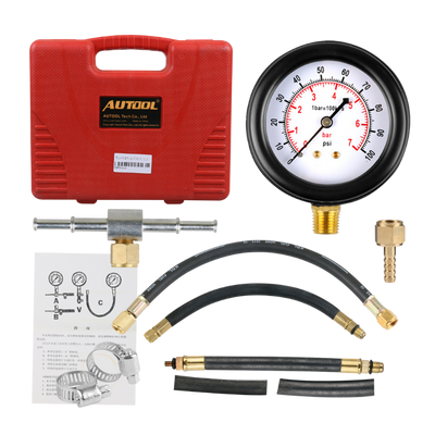 [TOOL-MSP311-1] KIT MEDICION PRESION COMBUSTIBLE PARA VEHICULOS A GASOLINA BASICO.