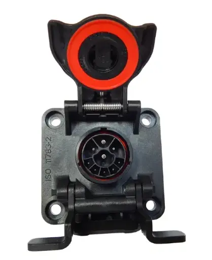 [EJ-151234] BASE 9P/12V - PLASTICO REFORZADO - 9P ISOBUS - ACTIVOISO 11783-2