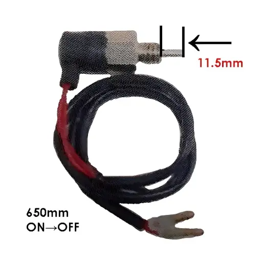 Pera De Reversa 65Cm Cilindro 11.5Mm On>Off Mitsubishi Starion-Pick-Up-Lancer