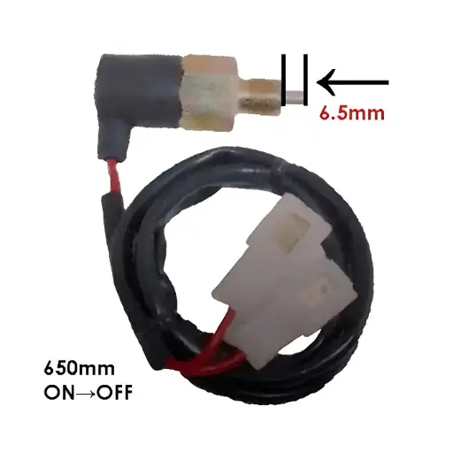 Pera De Reversa 65Cm Cilindro 6.5Mm On>Off Mitsubishi (Lancer-Tredia-Cordia-Mirage-Galant)