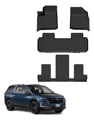 [MYT-CHV-TVSE] Tapetes Termoformados Para Chevrolet Traverse 18-22 LOYTA