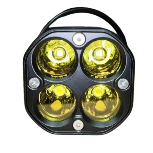 Lampara De Trabajo 3'' 4 Leds 3W/ 12-30V Dc Amarillo