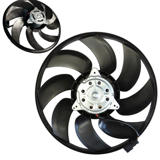 [GE1005] Motoventilador Peugeot 206 1.4 8V 2001 Al 2007, Peugeot 1.6 16V 2001 Al 2008, Diámetro De Hélice 394 Mm Diametro De Motor 100 Mm, 8 Aspas, 240W De Potencia