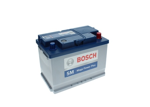 [B-0986A00223] Bateria Bosch Mega Power 1000 Amp- 55 Ah Caja 47D (1000-Mp-47-D) L 24,5 An 17,5 Alt 19 Cm