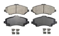 [B-F03B076514] Pastilla De Freno Del Quietcast Fmsi D1273-8389 Jeep Compass 2006-2007 ; Jeep Grand Cherokee 2006-2007 ; Jeep Wrangler Jl Iv 2015-2017 ; Jeep Wrangler Jk Iii 2007-2017 ; Jeep Cherokee 2008-2012 ; Dodge Journey 2008-2012 ; Dodge Liberty 2008-2012