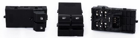 [K-10516463] Interruptor Elevavidrios Doble Chevrolet Onix 12-19-Cobalt 11-- Sin Iluminacion