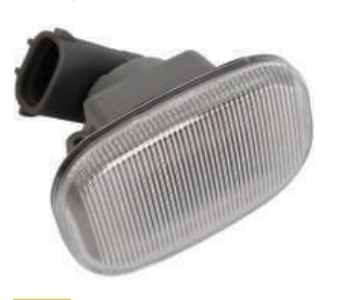 [RDS-3800CRS] Intermitente Lateral Cristal Toyota Corolla/Hilux/Fielder - 2003 A 2008 - Con Socket