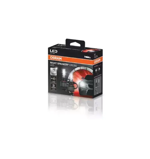 [64193CWNBC] Bombillo Osram Led H4 Night Breaker Cross 3 Años Garantía