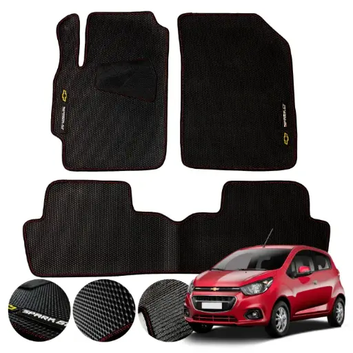 [MYT-PVC-SPARKGT] Juego De Tapetes Pvc Chevrolet Spark GT 2016-2020 Antideslizante