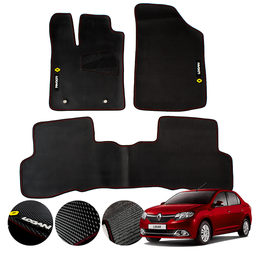 [MYT-PVC-LOGAN] Juego De Tapetes Pvc Renault Logan 2016-2020 Antideslizantes