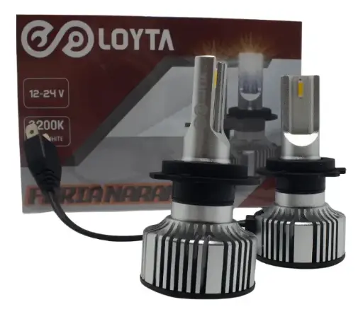 [LYT-H7-NA] Bombillo Led H7 Furia Naranja 12-24V 25W PX26d Loyta