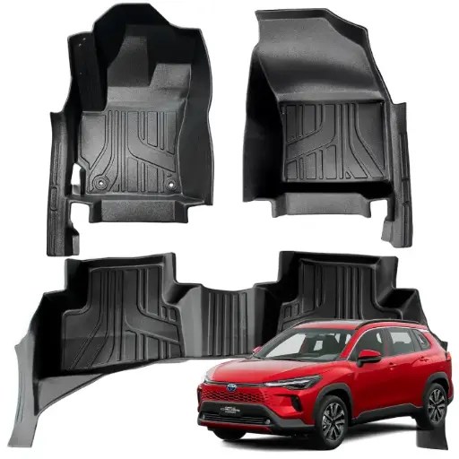 [MYT-TYT-CORCR5D] Tapetes Termoformados 5D 3Pzs Toyota Corolla Cross 2025