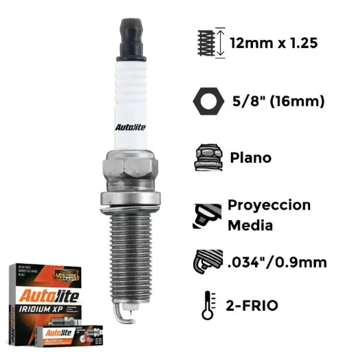 [AXP5702] Bujías Autolite Iridium X4 - NGK SILZKR7B-11